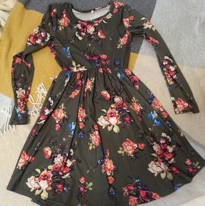 Floral skater dress